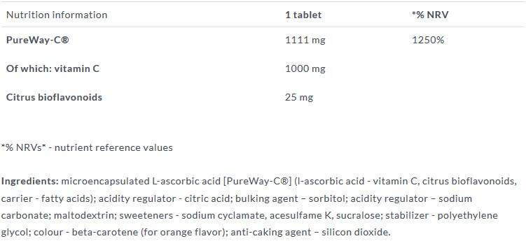 Gold VIT C 1000 / Effervevecte - 20 šumečih tablet