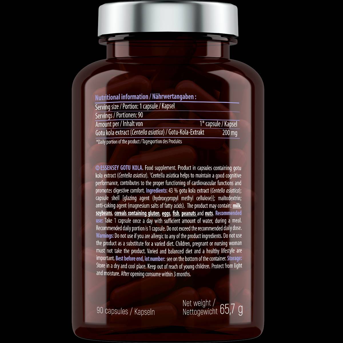 Gotu Kola 200 mg - 90 kapsul