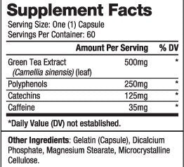Zeleni čaj 500 mg / 60 kape