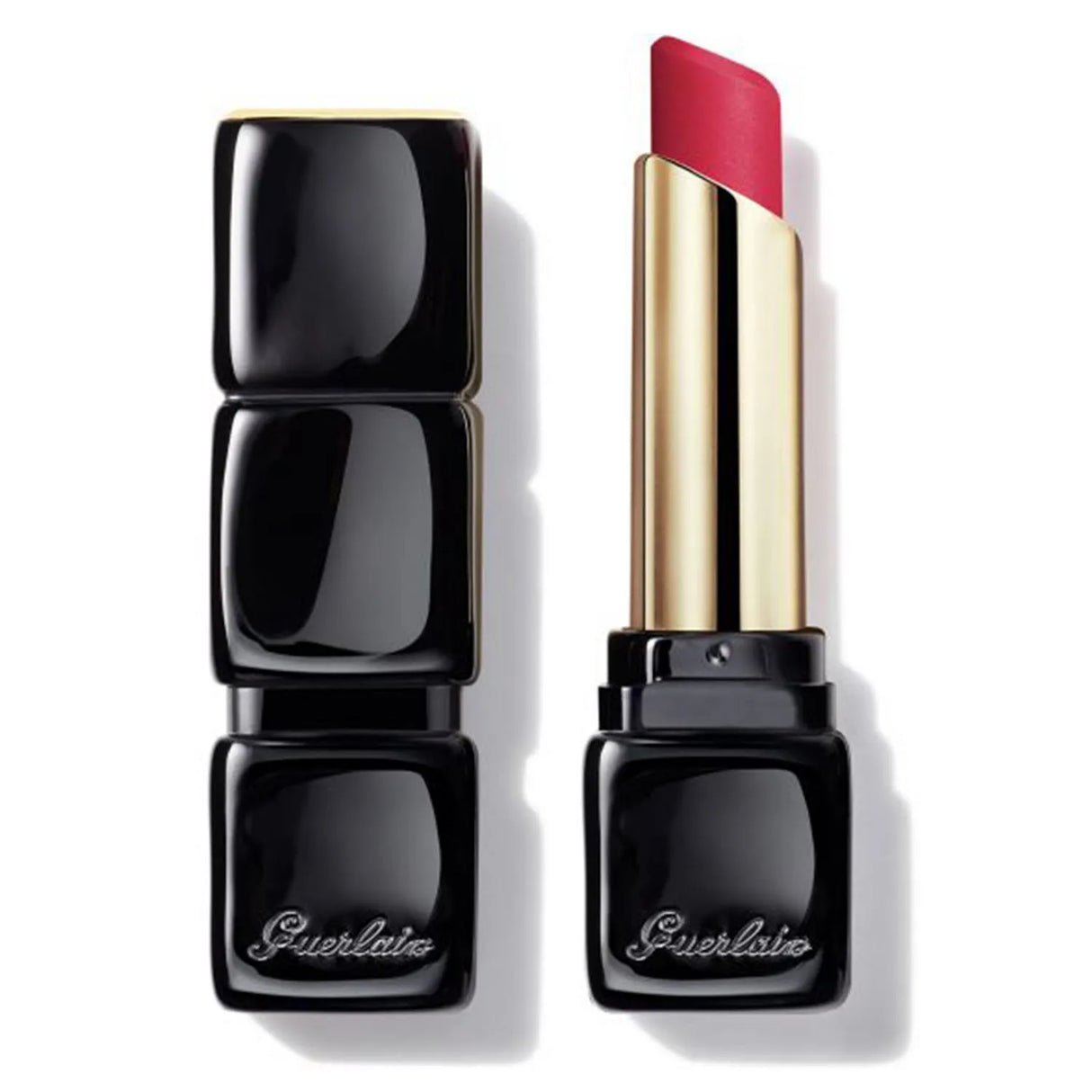 Guerlain Kiss Kiss Barra de labios 666 Lucky Pink 1un