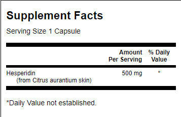 Hesperidin 500 mg - 60 kapsul