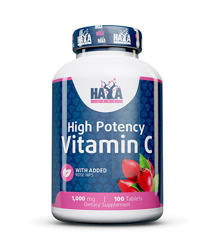 Visok potencial vitamin C 1.000 mg z vrtnimi boki 100 jezičkov.