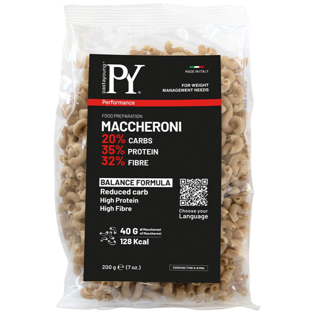 Visok beljakovine 35% - znižani ogljikovi hidrati | Maccheroni - 200 gramov