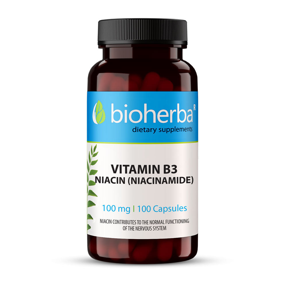 Vitamin B3 | Niacin 100 mg - 100 kapsul