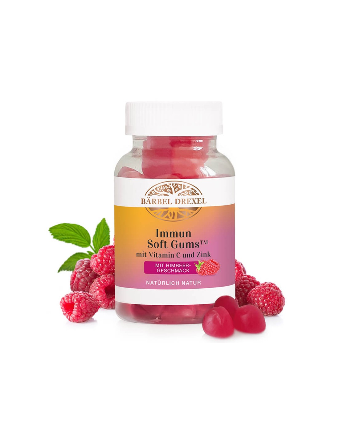 Immun Soft Gums™ mit Vitamin C und Zink/ Močna imunost z vitaminom C in cinkom, 60 gelastih tablet <tc>Bärbel Drexel</tc>