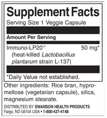 Imunobiotični imuno -LP20 50 mg - 30 kapsul