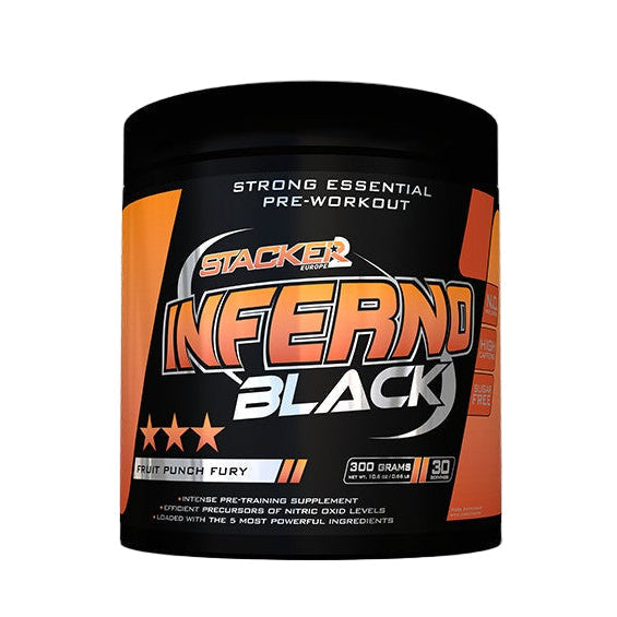 Inferno črna / pred vadbo - 300 gramov