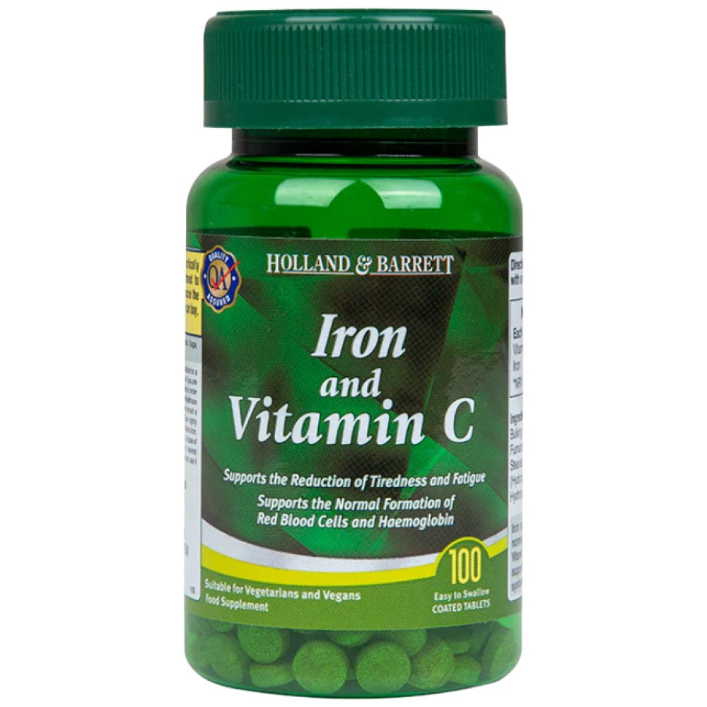 Železo 14 mg in vitamin C 60 mg - 100 tablet
