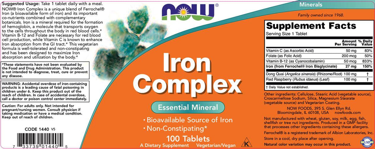 Železni kompleks - 100 tablet