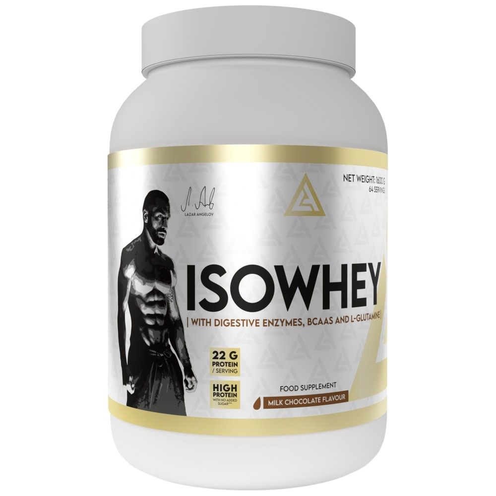 Isowhey | Sirotkine beljakovine z prebavnimi encimi, BCAA in glutaminom - 1600 gramov
