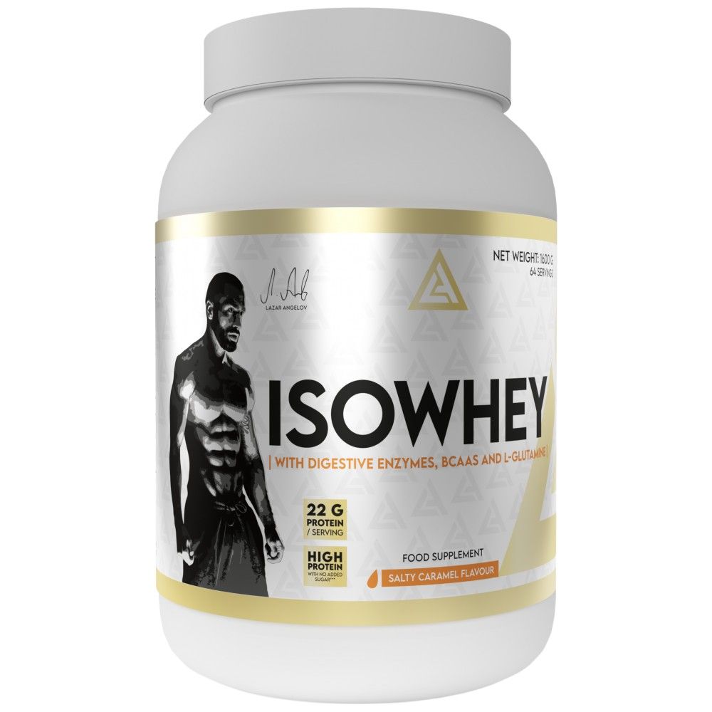 Isowhey | Sirotkine beljakovine z prebavnimi encimi, BCAA in glutaminom - 1600 gramov