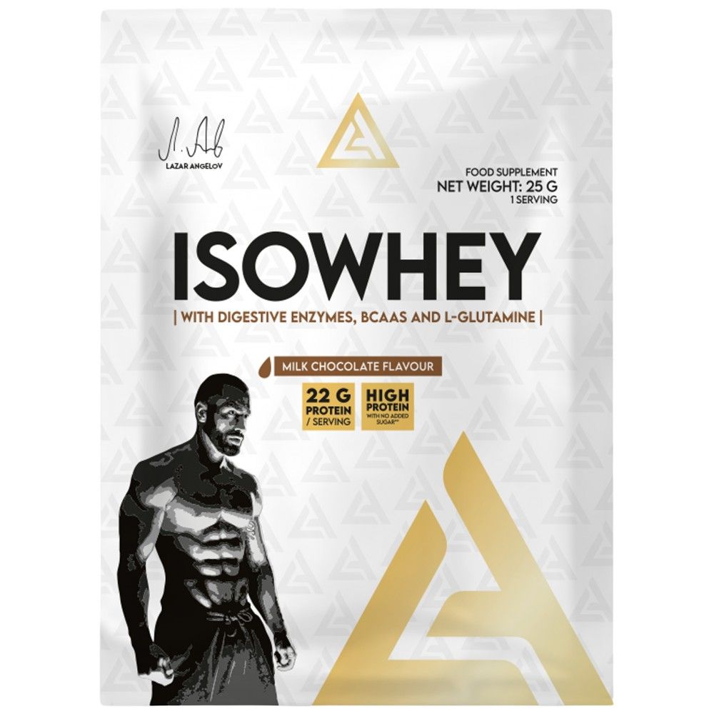 Isowhey | Sirotkine beljakovine z prebavnimi encimi, BCAA in glutaminom - 25 gramov