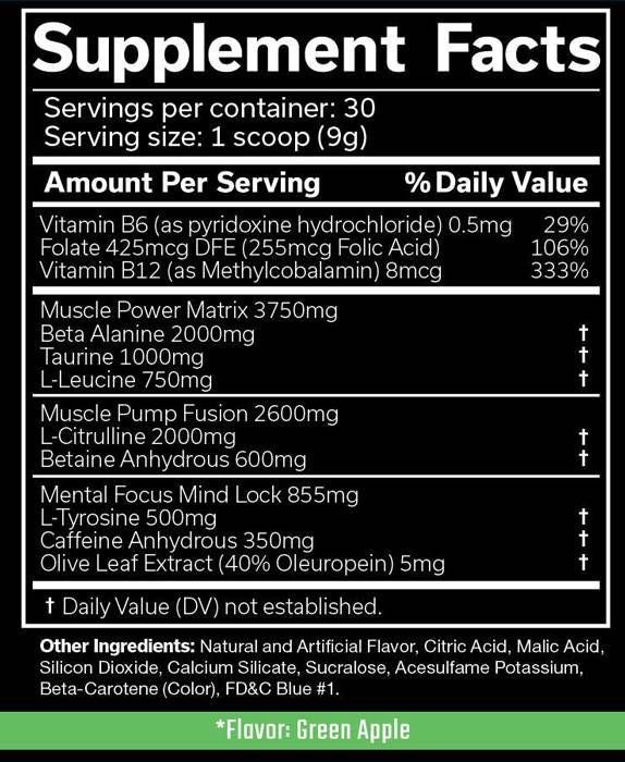 Senca! Pred vadbo - 270 gramov