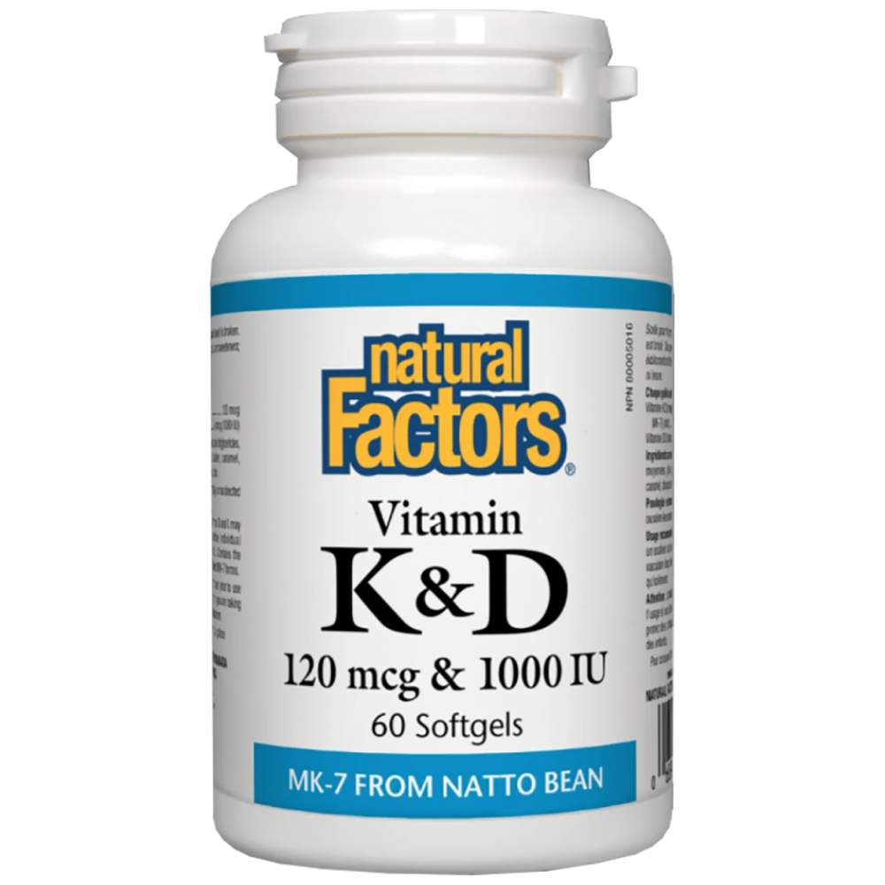 Vitamin K 120 mcg in vitamin D 1000 iu - 60 gel kapsul