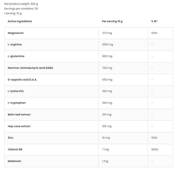 Keeza Sleep Aid v prahu 300 gramov