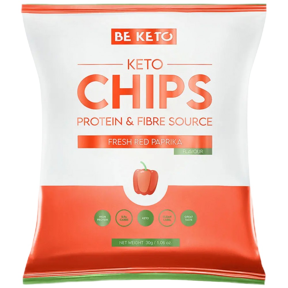 Keto čipi | Sveža rdeča paprika - 30 gramov