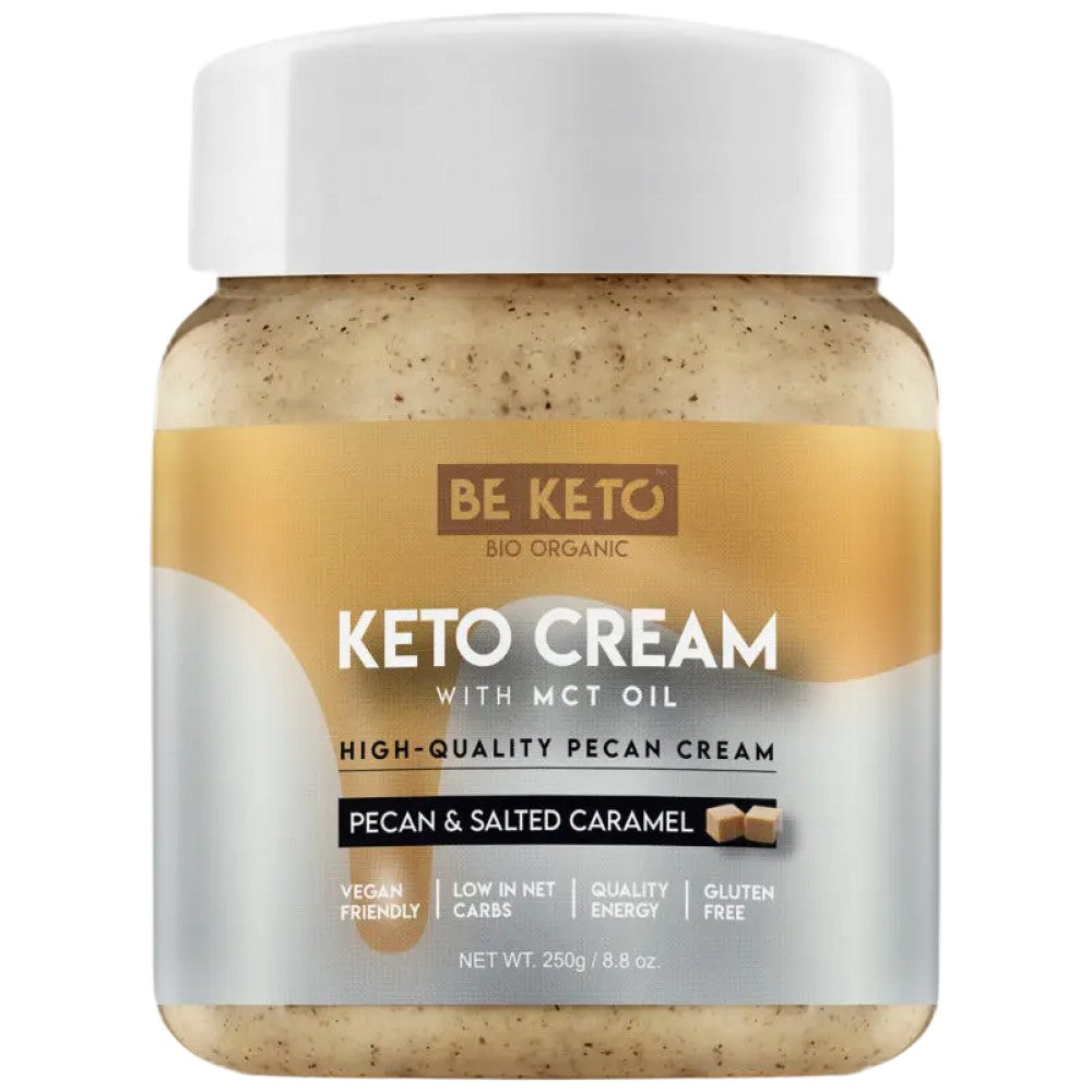 Keto krema | Pecan & Slana karamela + MCT - 250 gramov