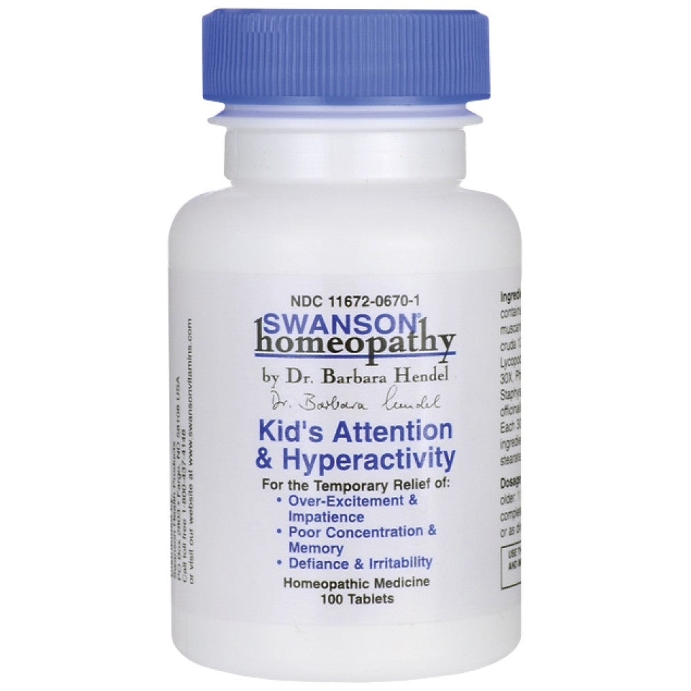 Otroška pozornost in hiperaktivnost 100 tablet