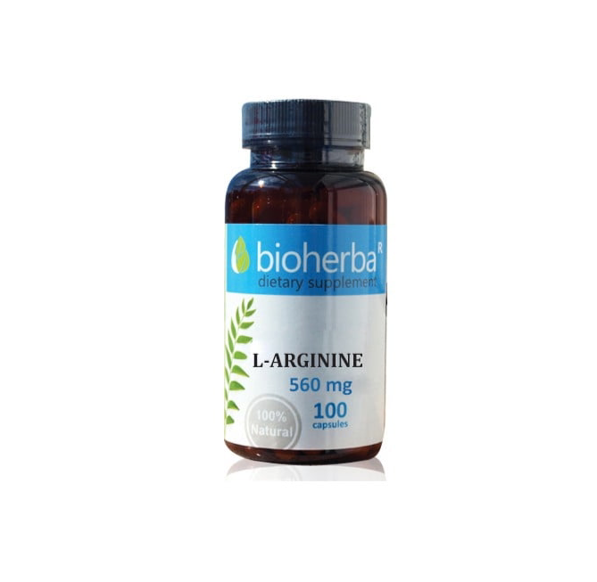 L -arginin 560 mg - 100 kapsul