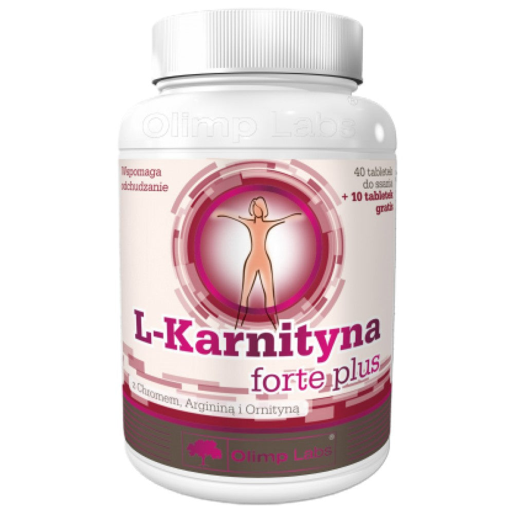 L-karnitin Forte plus 500 mg 40 žvečilnih tablet