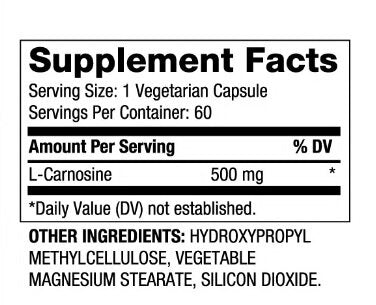 L-karnozin 500 mg / 60 kap