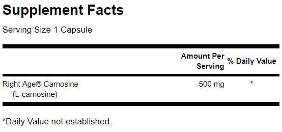 L-karnozin 100 mg 60 kapsul