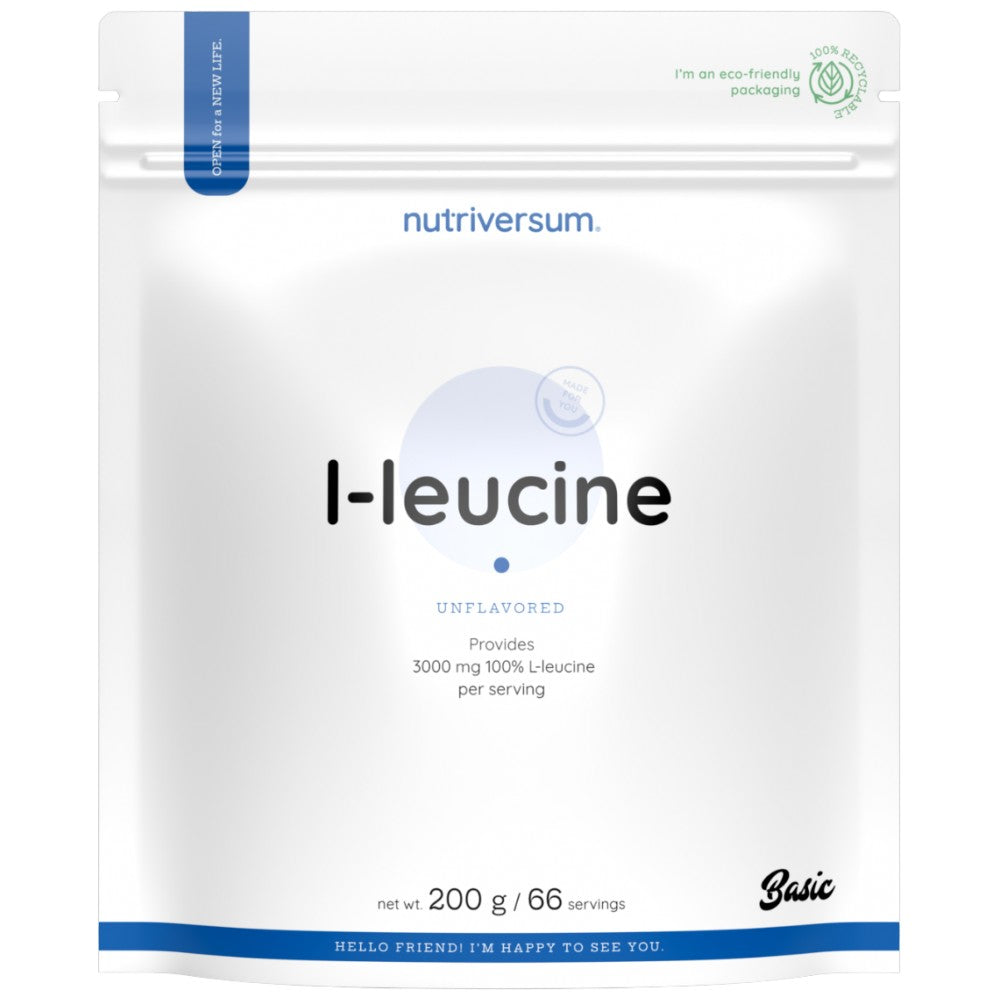 L-leucin v prahu | 100% čisti levcin - 200 gramov