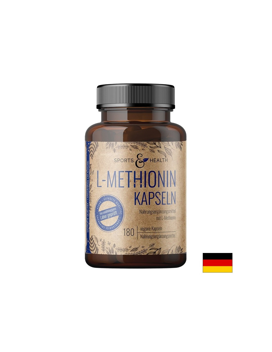 Živčni sistem - L-metionin 500 mg, 180 kapsul <tc>Sports & Health Solutions</tc>