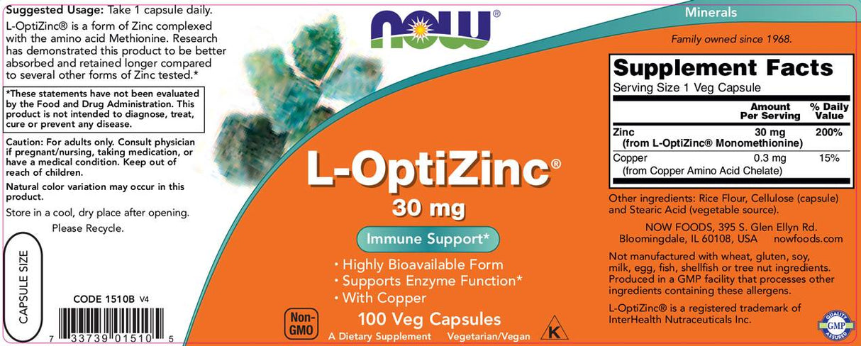 L-Optizinc ® 30mg. / 100 kape. - 0