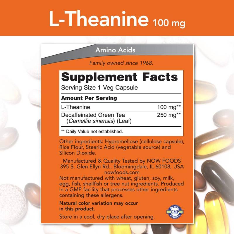 L -theanin 100 mg - 90 kapsul