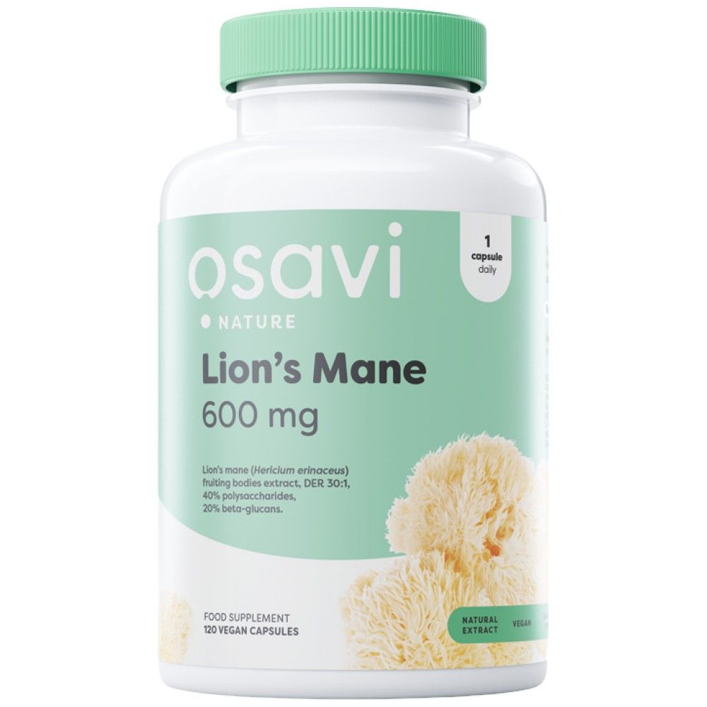 Lion's Mane 600 mg - 120 kapsul