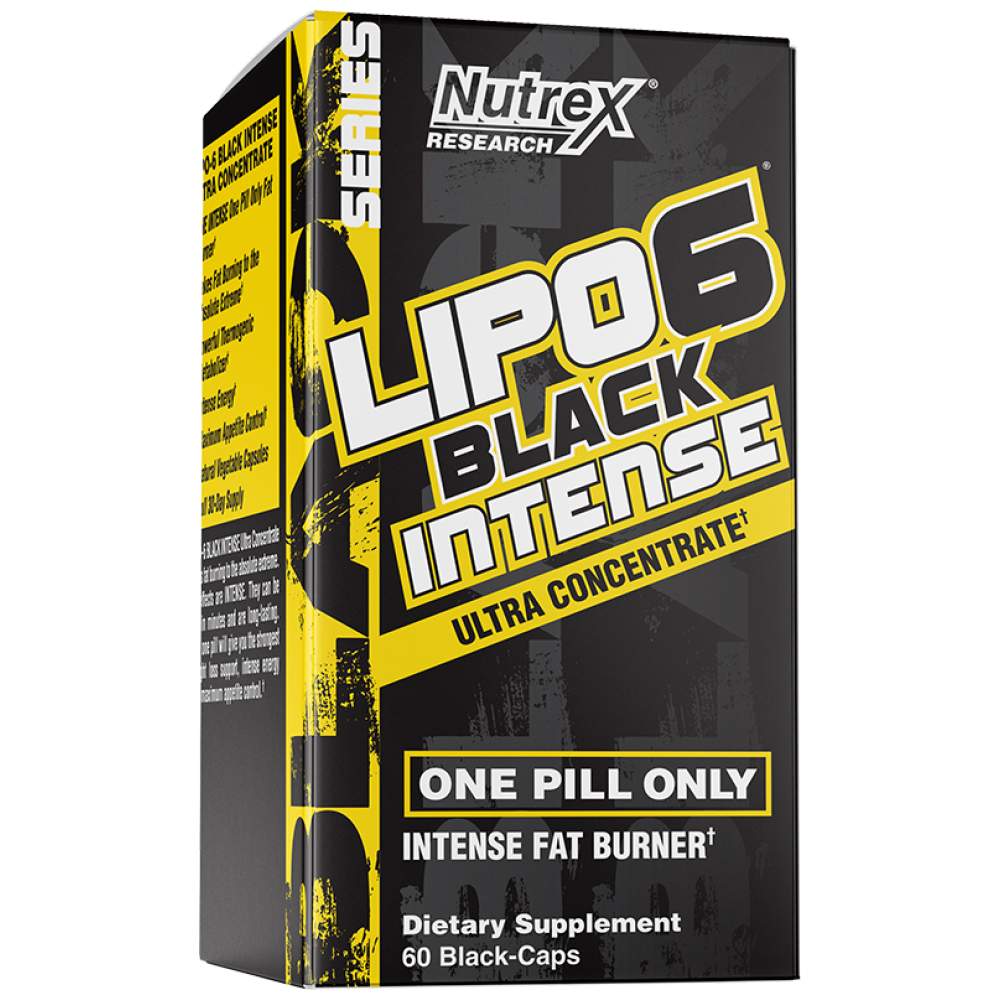 Lipo 6 črni / intenziven / ultra koncentrat - 60 kapsul