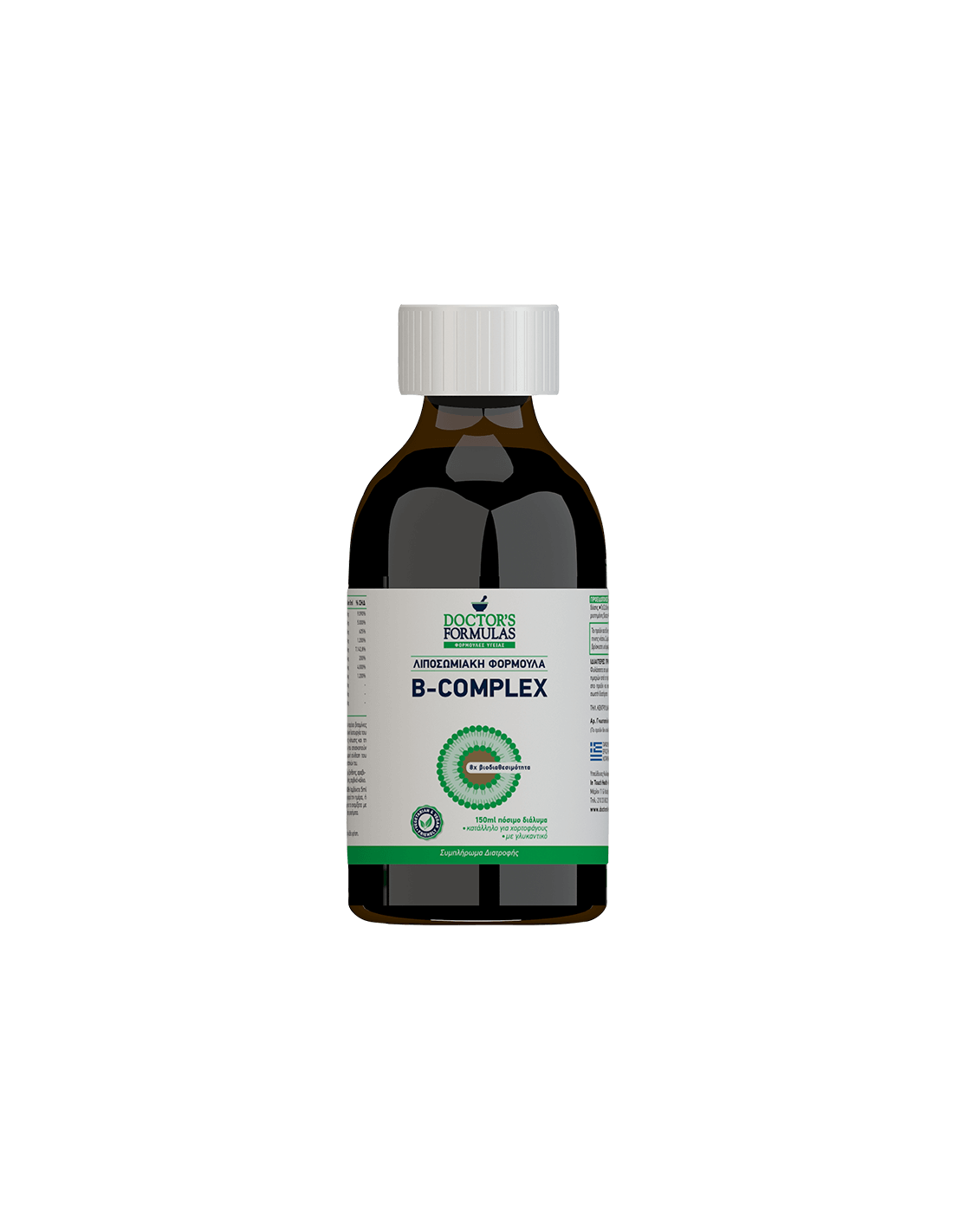 Liposomska formulacija B-kompleks, 150 ml zdravniških formul