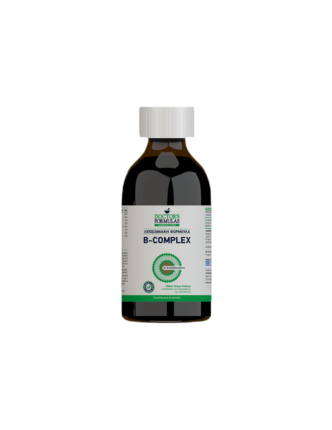 Liposomska formulacija B-kompleks, 150 ml zdravniških formul