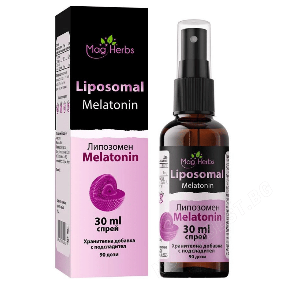 Liposomski melatonin sprej za spanje / Liposomal Melatonin <tc>MagHerbs</tc> /30 ml, 90 odmerkov/