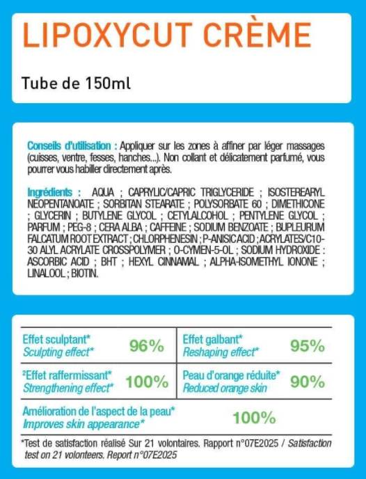 Lipoxycut | SCULT & BURN proticelitna krema - 150 ml