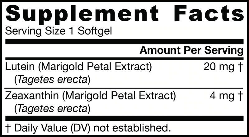 Lutein 20 mg - 60 softgelov