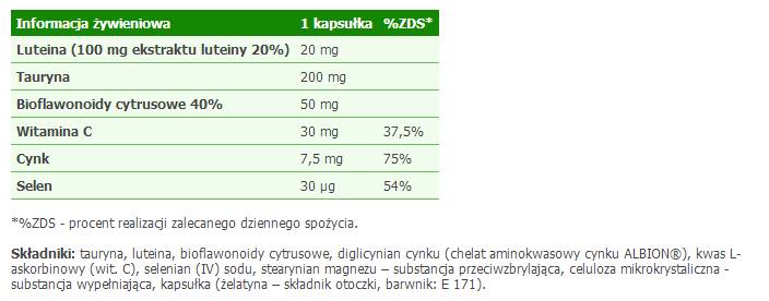 Lutein bio kompleks - 30 kapsul