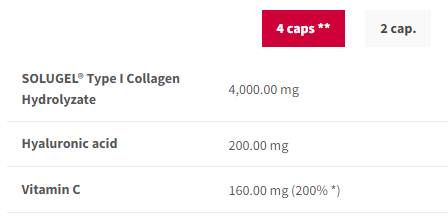 Kolagen max | Solugel® s hialuronsko kislino in vitaminom C - 180 kapsul