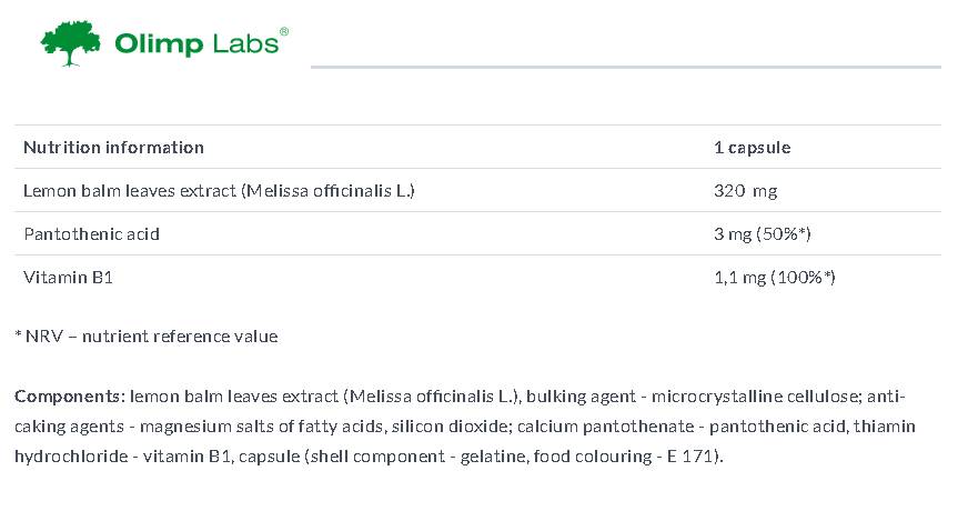 Melissa Premium Line 30 kapsule