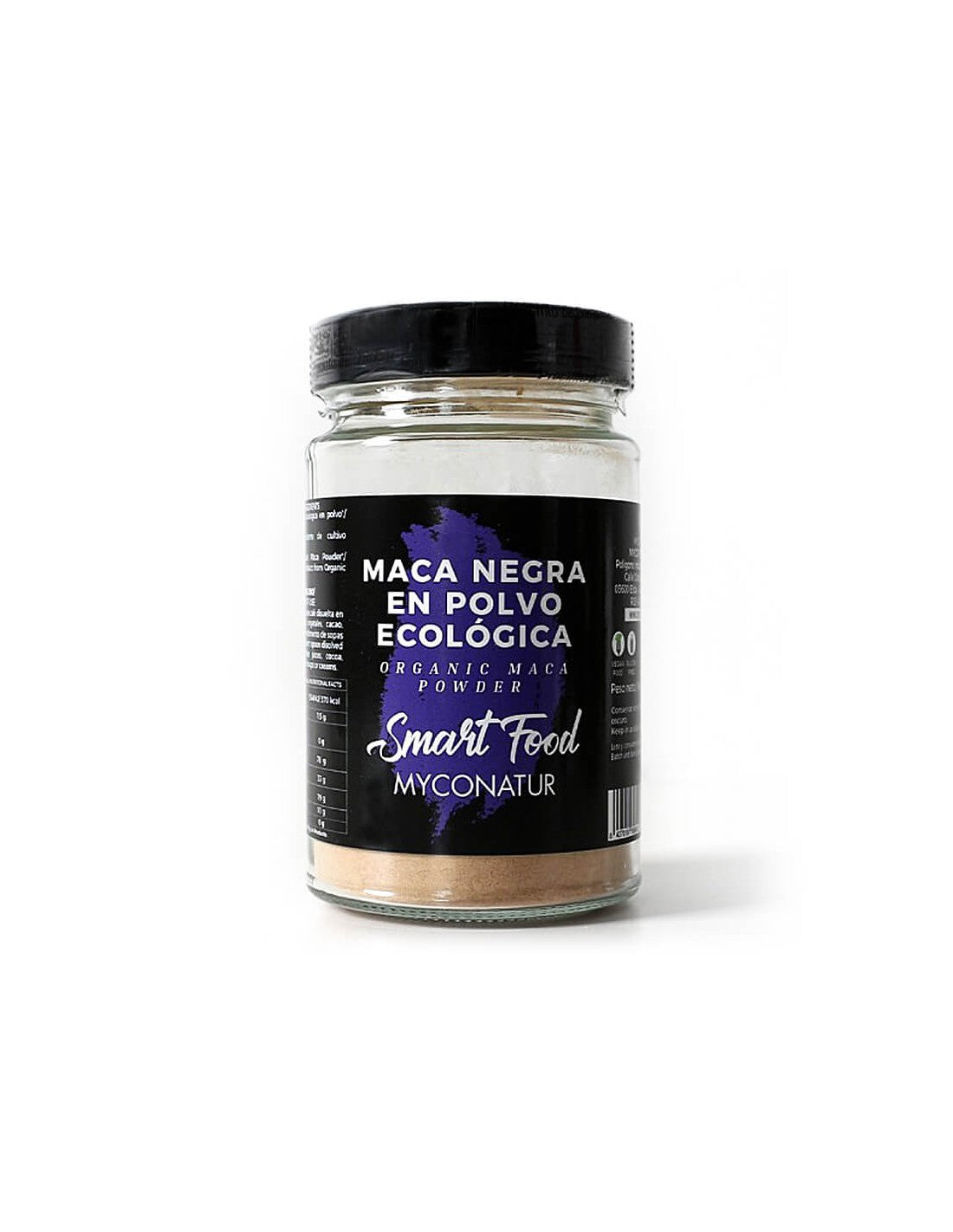 Maca negra en polvo, Bio - Bio črna maca v prahu, 200 g <tc>Myconatur</tc>