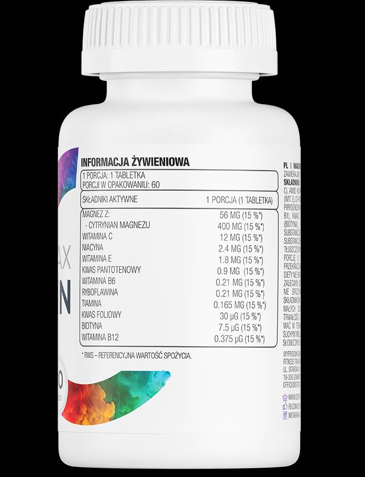 Magnez Max + vitamin 60 tablet