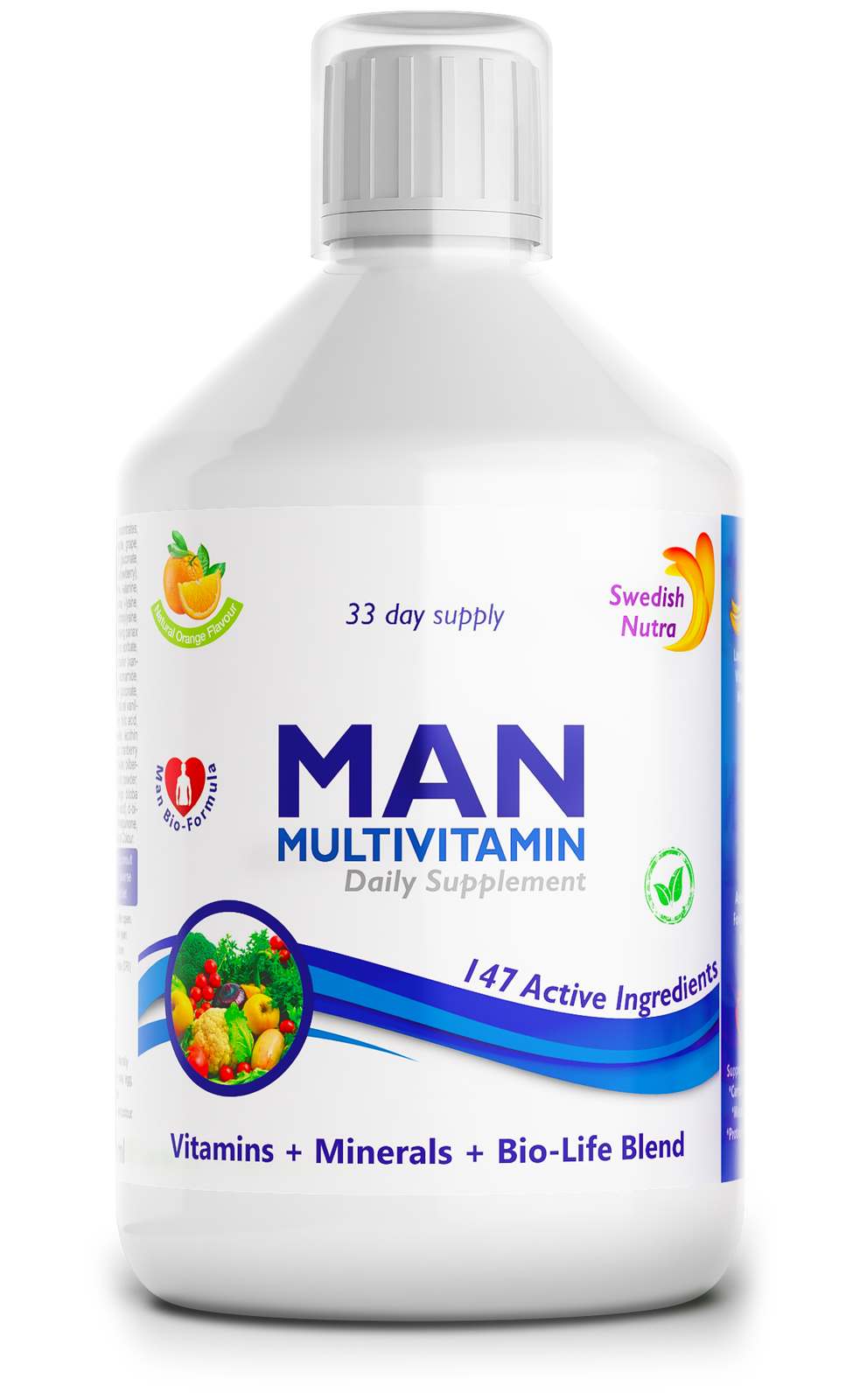 Man Multivitamini za moške s kolagenom 1497 mg - 147 aktivnih sestavin /500 ml /