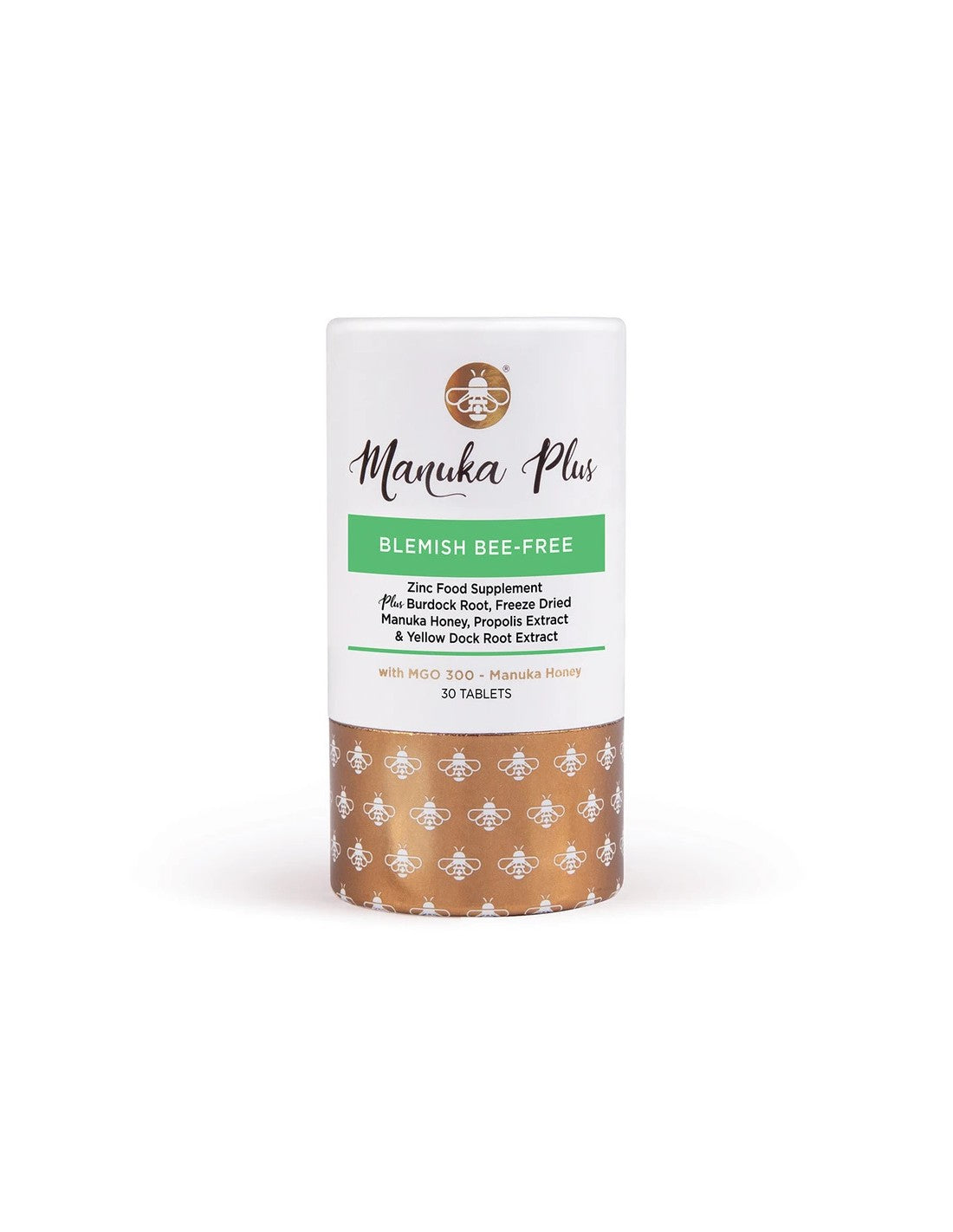 Manuka Plus® Blemish Bee Free/ Anti-Blemish Formula z Manuka Honey MGO 300 x 30 Tablete