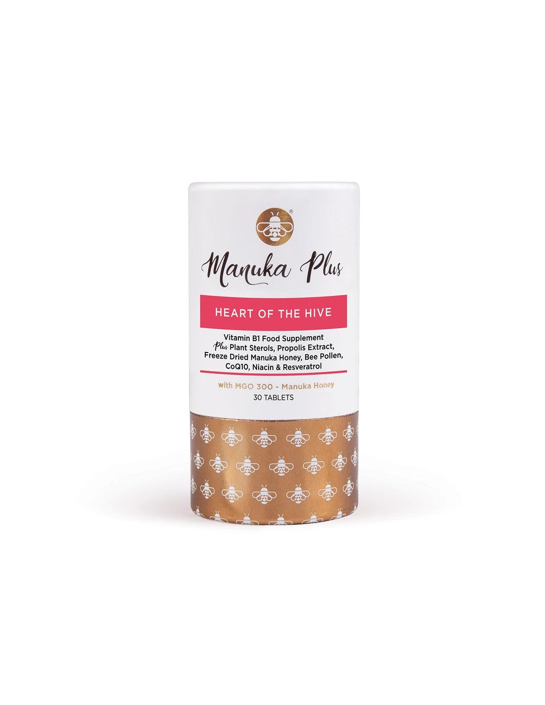 Manuka plus® srce panja/ formule za podporo srčno -žilnemu sistemu z Manuka Honey MGO 300 x 30 Tablete