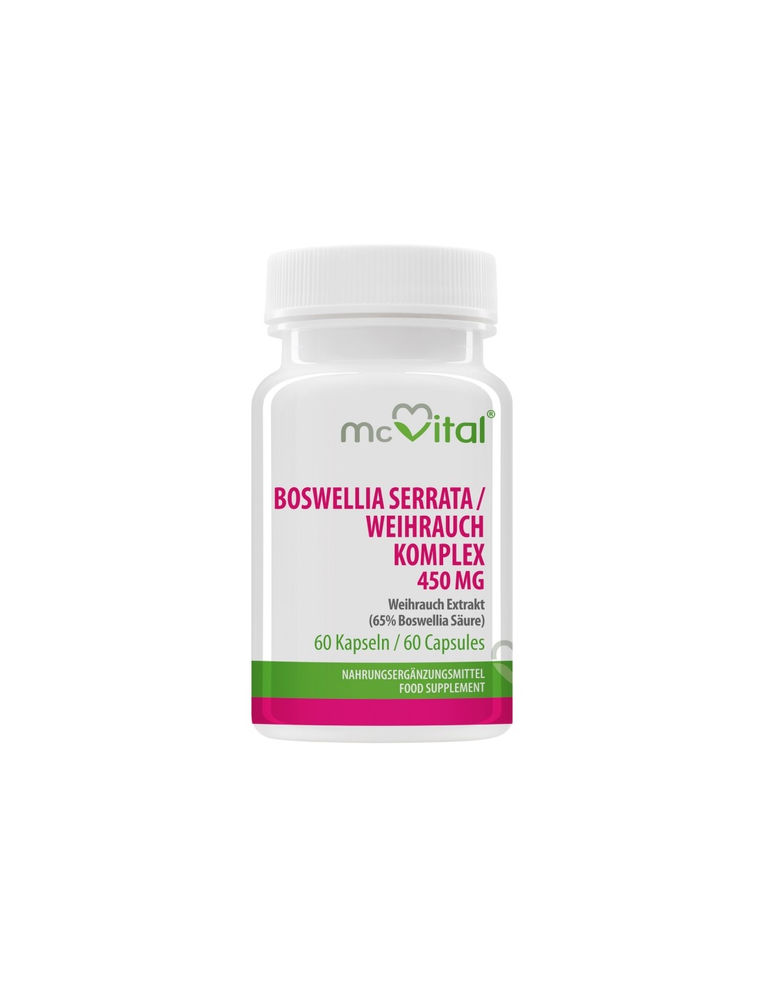 McVital Boswellia z MSM in vitaminom C - Za težave s sklepi 60 kapsul