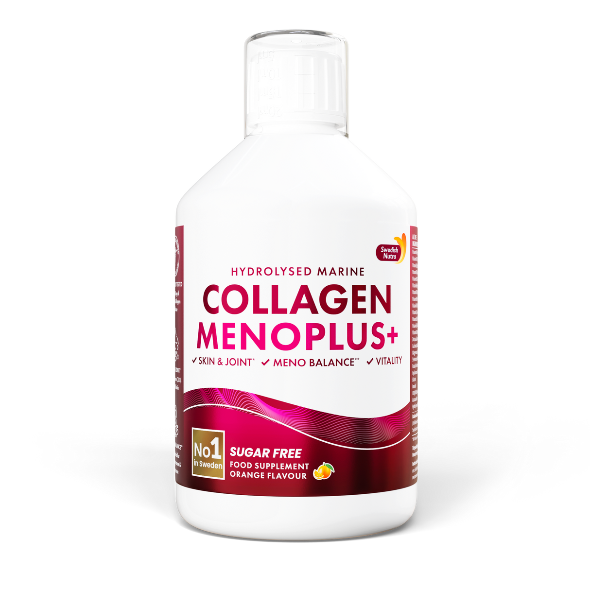 MenoPlus+ ribji kolagen 10.000 mg za ženske 40+ | 500 ml
