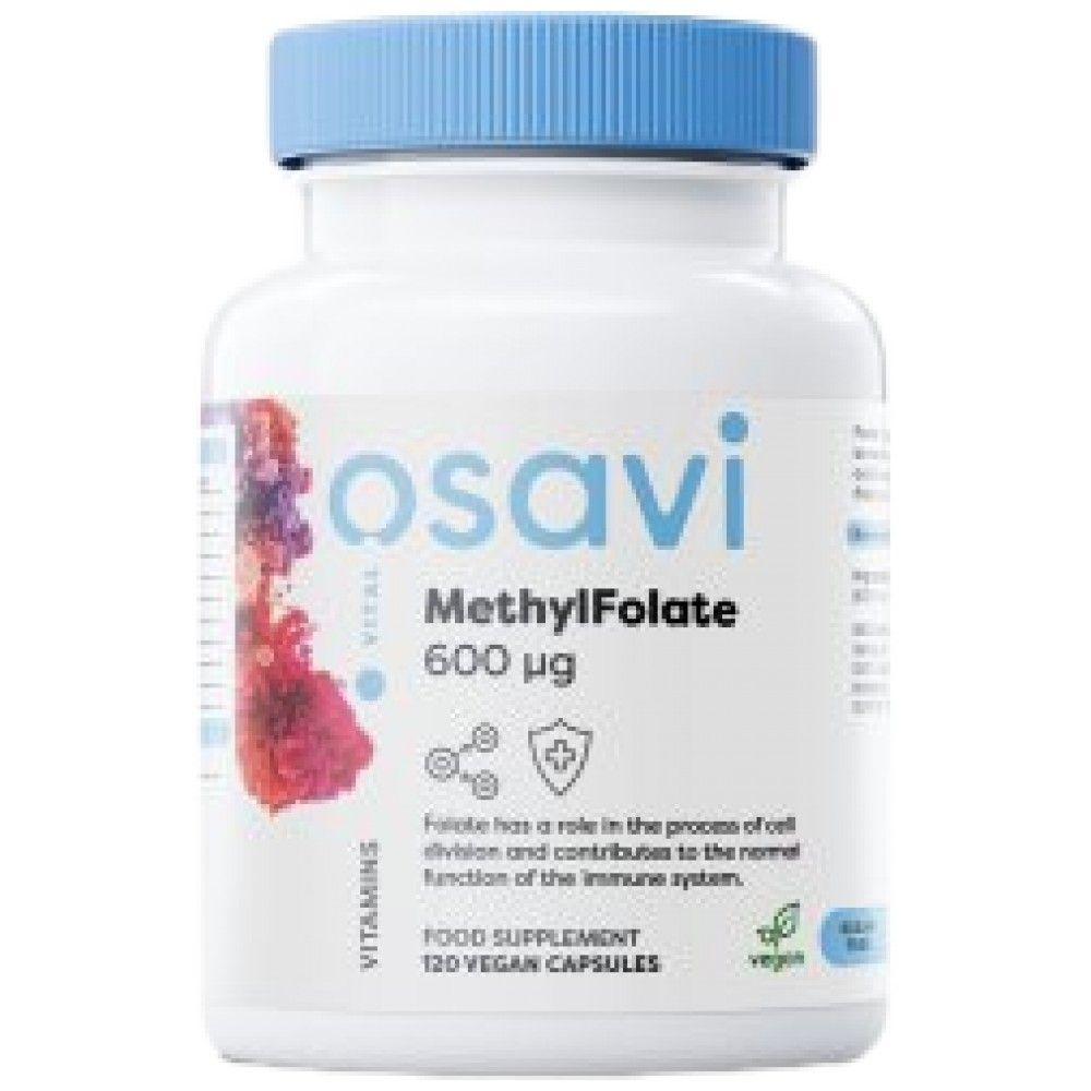 Metilfolat 600 mcg | s quatrefolic® - 120 kapsul