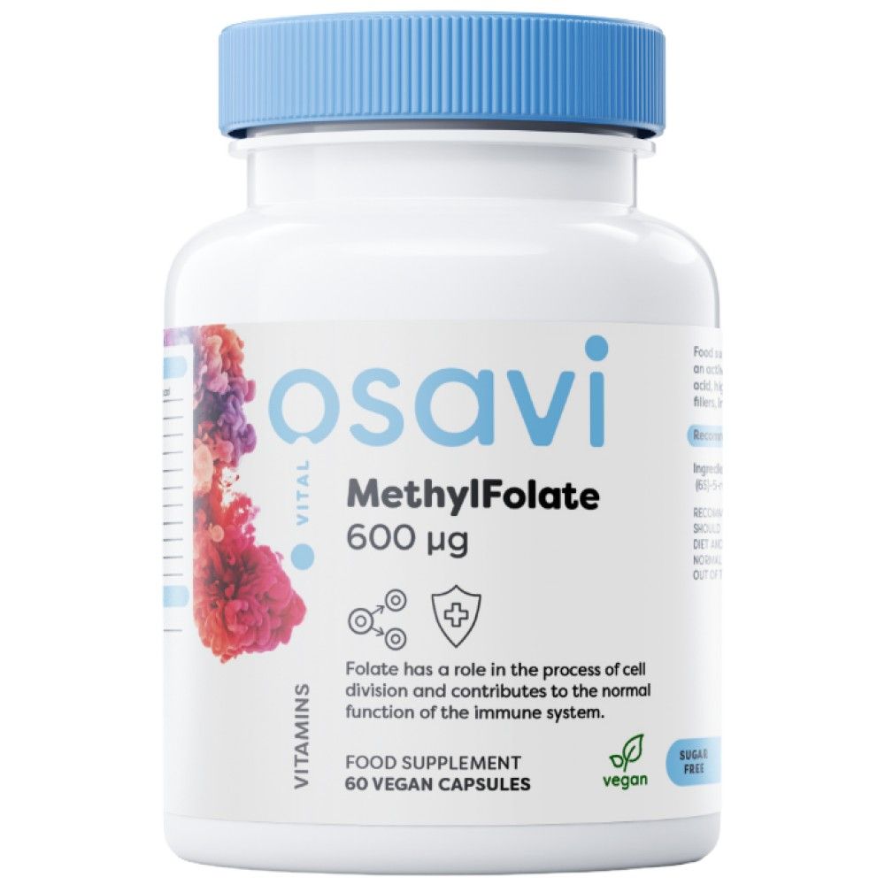 Metilfolat 600 mcg | s quatrefolic® - 60 kapsul