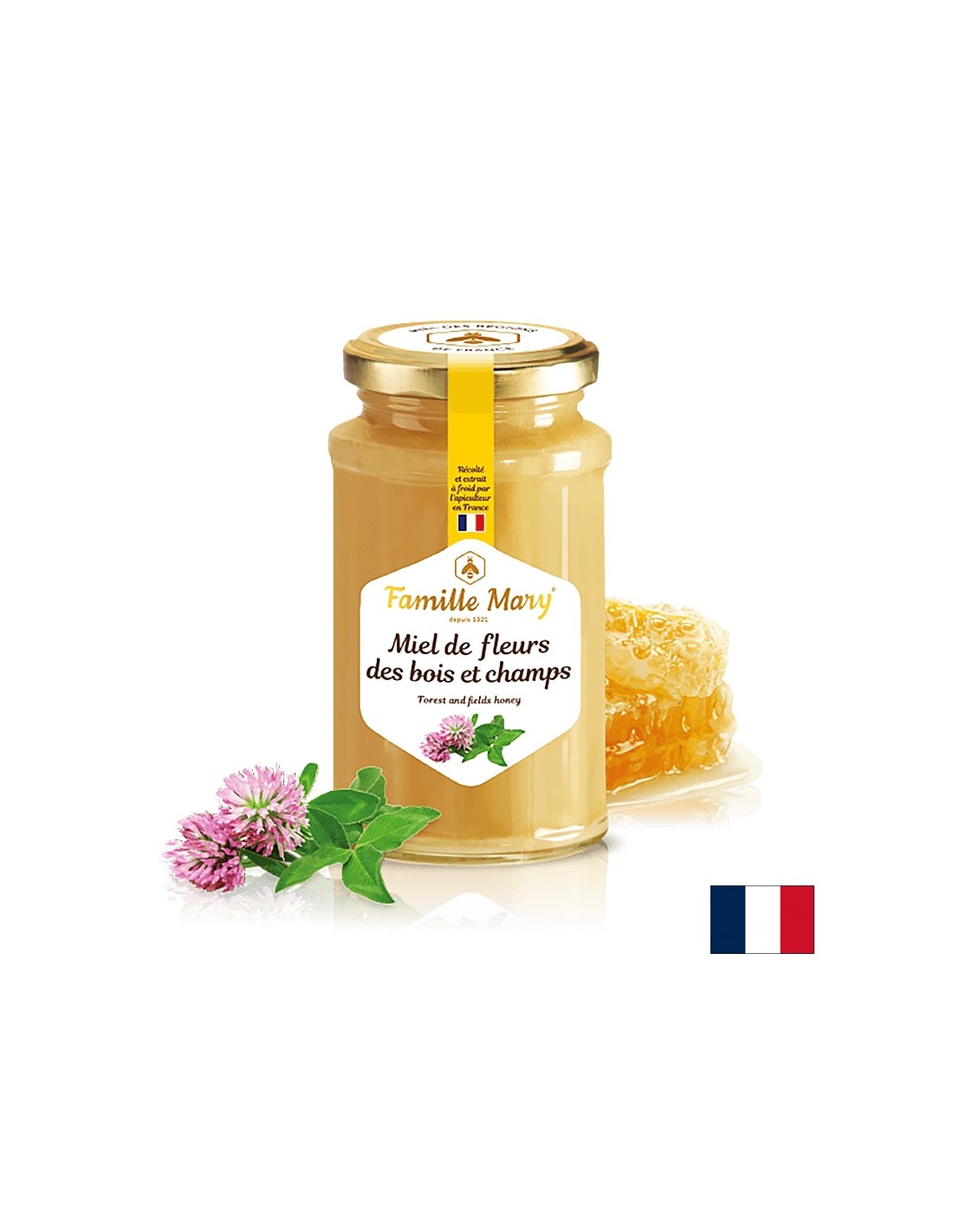 Miel de Fleurs des Bois et Champs /Honey Bouquet of Field and Forest Cvetovi in zelišča, 360 g Famille Mary